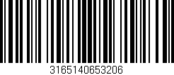 Código de barras (EAN, GTIN, SKU, ISBN): '3165140653206'