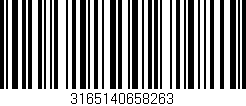 Código de barras (EAN, GTIN, SKU, ISBN): '3165140658263'