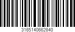 Código de barras (EAN, GTIN, SKU, ISBN): '3165140662840'