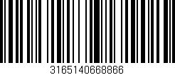 Código de barras (EAN, GTIN, SKU, ISBN): '3165140668866'