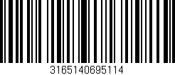 Código de barras (EAN, GTIN, SKU, ISBN): '3165140695114'