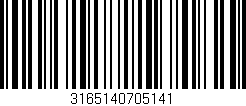Código de barras (EAN, GTIN, SKU, ISBN): '3165140705141'