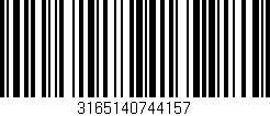Código de barras (EAN, GTIN, SKU, ISBN): '3165140744157'