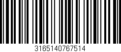 Código de barras (EAN, GTIN, SKU, ISBN): '3165140767514'
