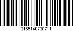 Código de barras (EAN, GTIN, SKU, ISBN): '3165140780711'