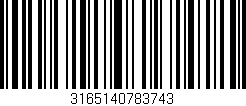 Código de barras (EAN, GTIN, SKU, ISBN): '3165140783743'