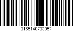 Código de barras (EAN, GTIN, SKU, ISBN): '3165140793957'