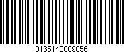 Código de barras (EAN, GTIN, SKU, ISBN): '3165140809856'
