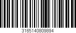 Código de barras (EAN, GTIN, SKU, ISBN): '3165140809894'