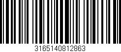 Código de barras (EAN, GTIN, SKU, ISBN): '3165140812863'