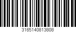 Código de barras (EAN, GTIN, SKU, ISBN): '3165140813808'