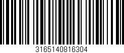 Código de barras (EAN, GTIN, SKU, ISBN): '3165140816304'