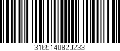 Código de barras (EAN, GTIN, SKU, ISBN): '3165140820233'