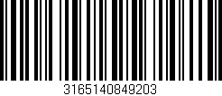 Código de barras (EAN, GTIN, SKU, ISBN): '3165140849203'
