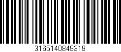 Código de barras (EAN, GTIN, SKU, ISBN): '3165140849319'