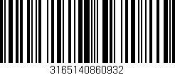 Código de barras (EAN, GTIN, SKU, ISBN): '3165140860932'