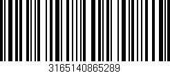 Código de barras (EAN, GTIN, SKU, ISBN): '3165140865289'