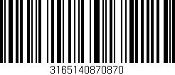Código de barras (EAN, GTIN, SKU, ISBN): '3165140870870'