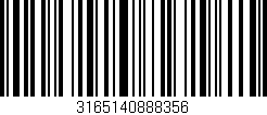 Código de barras (EAN, GTIN, SKU, ISBN): '3165140888356'