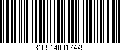 Código de barras (EAN, GTIN, SKU, ISBN): '3165140917445'