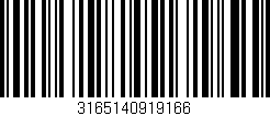 Código de barras (EAN, GTIN, SKU, ISBN): '3165140919166'