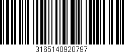 Código de barras (EAN, GTIN, SKU, ISBN): '3165140920797'