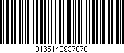 Código de barras (EAN, GTIN, SKU, ISBN): '3165140937870'