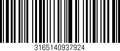 Código de barras (EAN, GTIN, SKU, ISBN): '3165140937924'