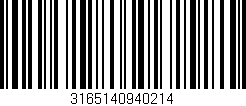 Código de barras (EAN, GTIN, SKU, ISBN): '3165140940214'