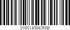 Código de barras (EAN, GTIN, SKU, ISBN): '3165140943598'