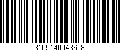 Código de barras (EAN, GTIN, SKU, ISBN): '3165140943628'