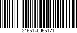 Código de barras (EAN, GTIN, SKU, ISBN): '3165140955171'