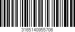Código de barras (EAN, GTIN, SKU, ISBN): '3165140955706'