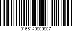 Código de barras (EAN, GTIN, SKU, ISBN): '3165140983907'