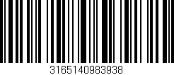 Código de barras (EAN, GTIN, SKU, ISBN): '3165140983938'