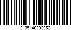 Código de barras (EAN, GTIN, SKU, ISBN): '3165140983952'