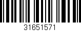 Código de barras (EAN, GTIN, SKU, ISBN): '31651571'