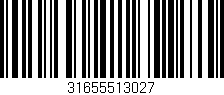 Código de barras (EAN, GTIN, SKU, ISBN): '31655513027'