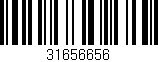 Código de barras (EAN, GTIN, SKU, ISBN): '31656656'