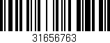Código de barras (EAN, GTIN, SKU, ISBN): '31656763'