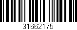Código de barras (EAN, GTIN, SKU, ISBN): '31662175'