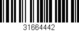 Código de barras (EAN, GTIN, SKU, ISBN): '31664442'