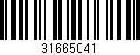 Código de barras (EAN, GTIN, SKU, ISBN): '31665041'