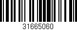 Código de barras (EAN, GTIN, SKU, ISBN): '31665060'