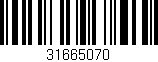 Código de barras (EAN, GTIN, SKU, ISBN): '31665070'