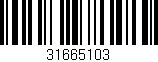 Código de barras (EAN, GTIN, SKU, ISBN): '31665103'