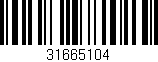 Código de barras (EAN, GTIN, SKU, ISBN): '31665104'