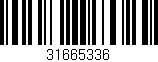 Código de barras (EAN, GTIN, SKU, ISBN): '31665336'