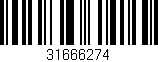 Código de barras (EAN, GTIN, SKU, ISBN): '31666274'