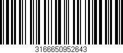 Código de barras (EAN, GTIN, SKU, ISBN): '3166650952643'